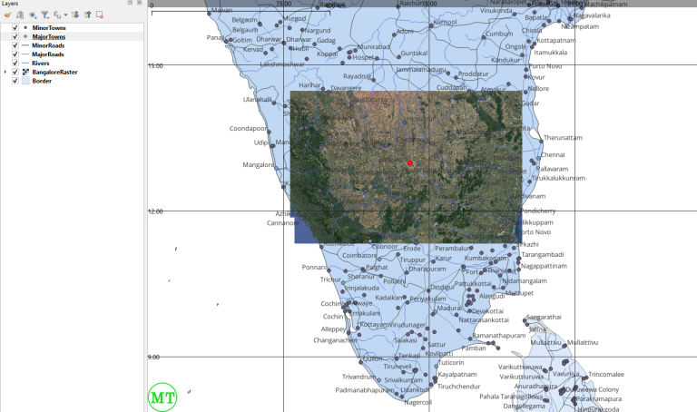 PrithviGIS Raster Vector Layer Support