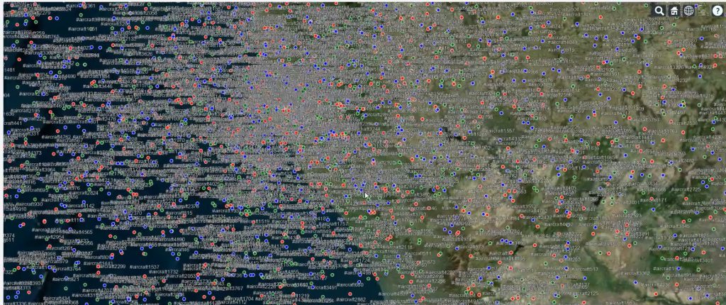 Cesium 5000 Targets Display