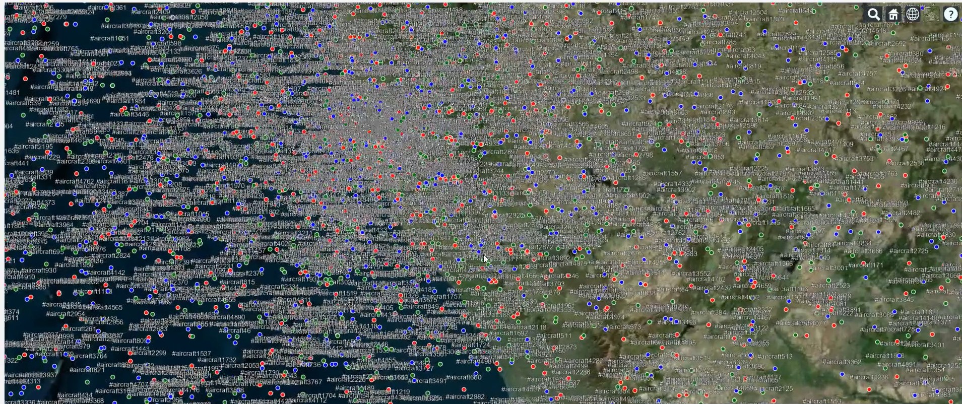 Cesium 5000 Targets Display