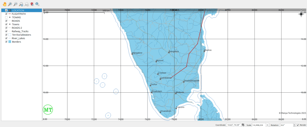prithviGIS - Vector layers