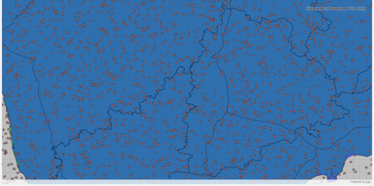 display-moving-aircrafts-qt-arcgis-map-sdk-Manya Technologies